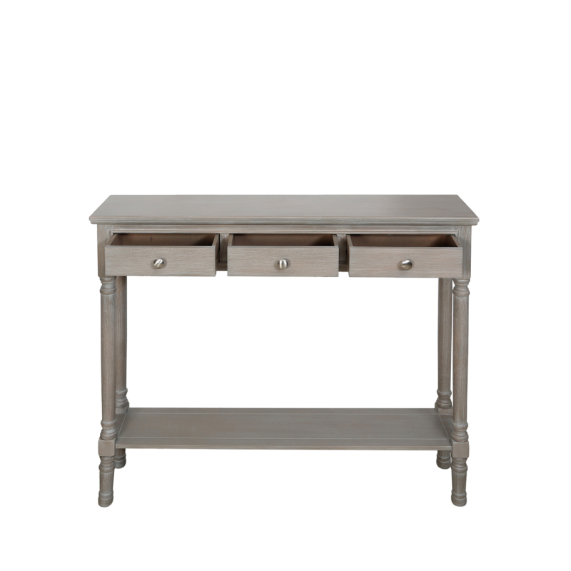 Tilly Taupe Painted Wood Console Table