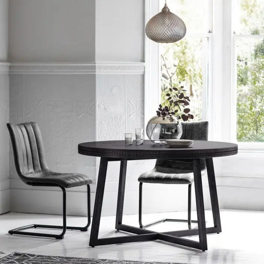 Bali Round Dining Table - Black