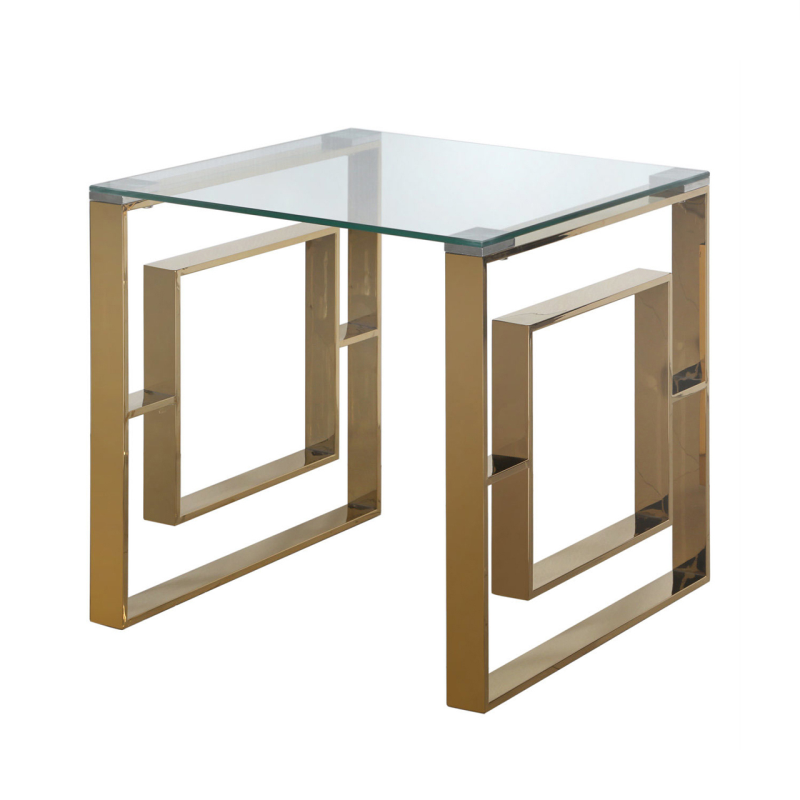 Lexi Gold Frame Side/End Table