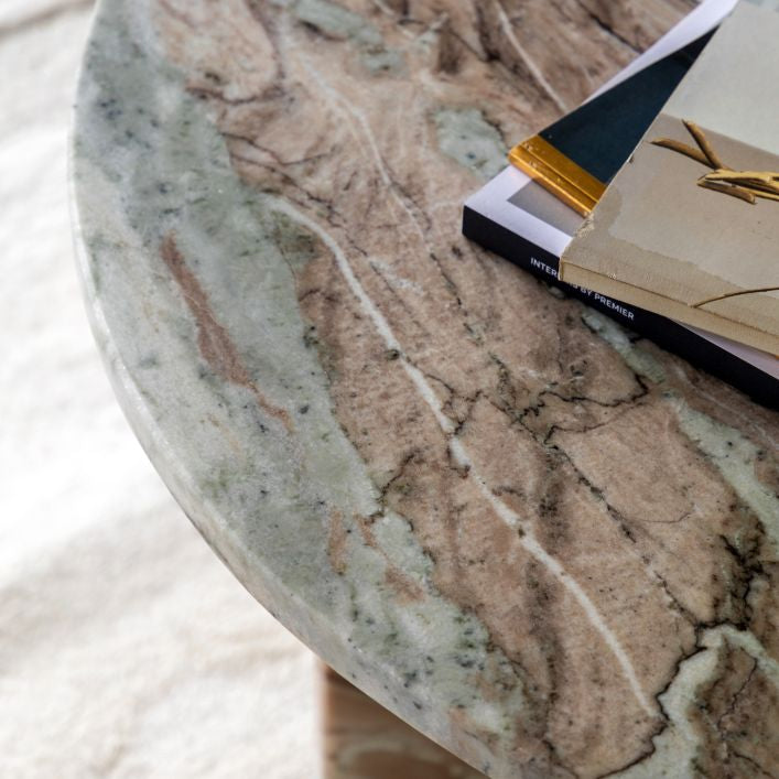 Remi Marble Coffee Table - Natural Marble