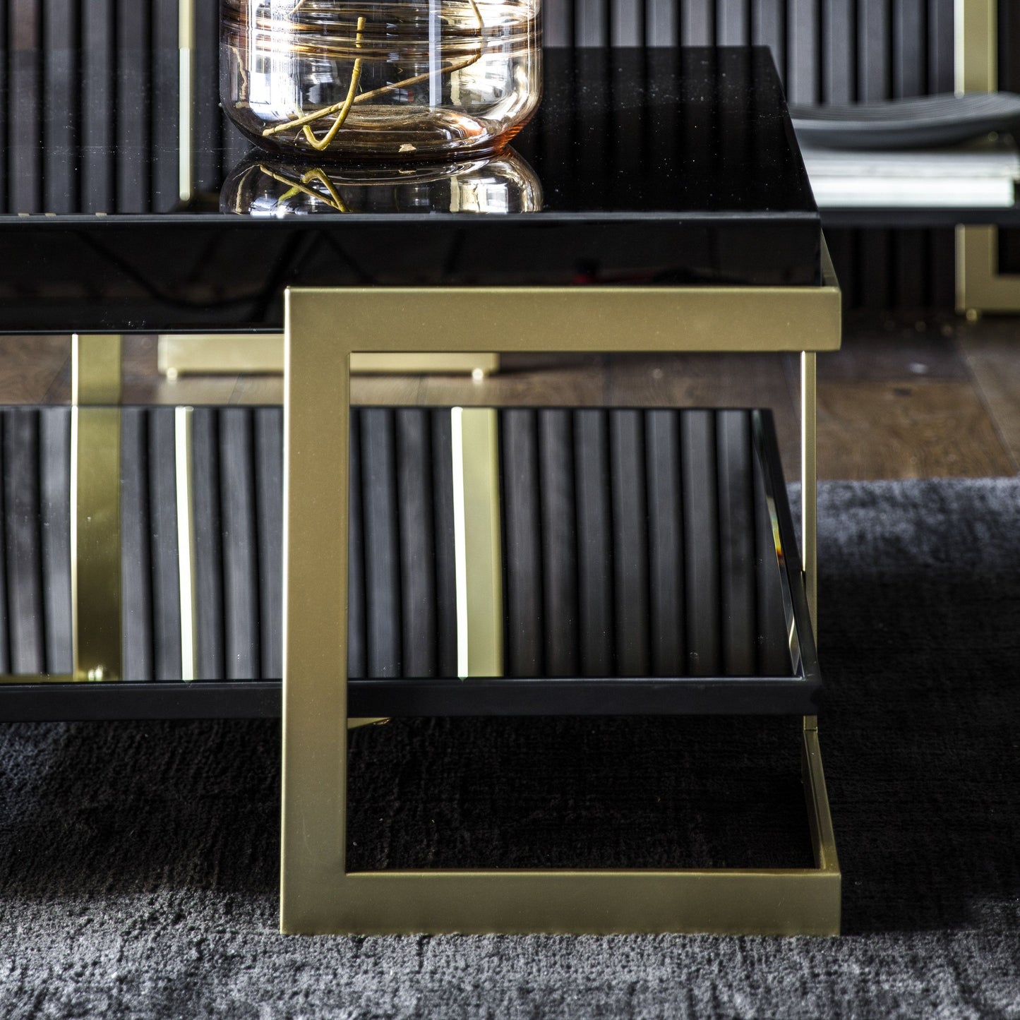 Kensington Black & Gold Coffee Table