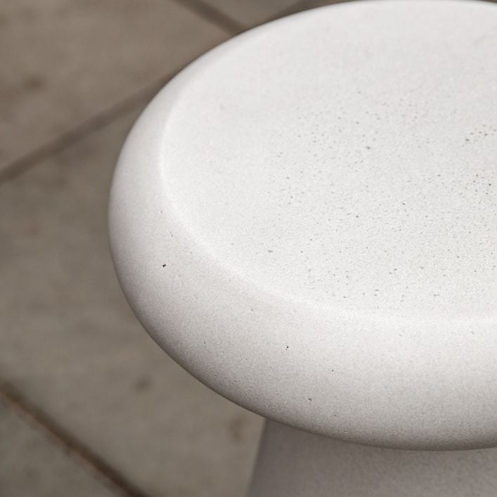 Ria Glass Reinforced Concrete Side Table - Concrete