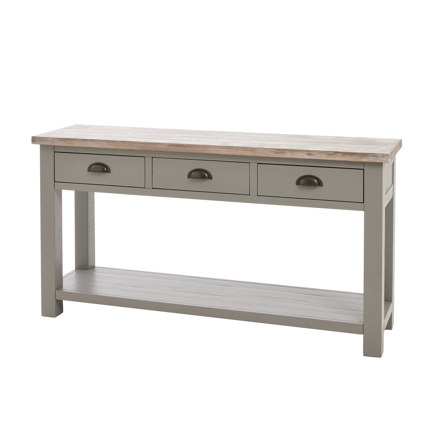 Cambridge Painted Wood Three Drawer Console Table