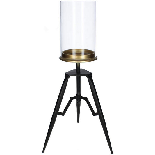 Black Clear Tripod Hurricane
