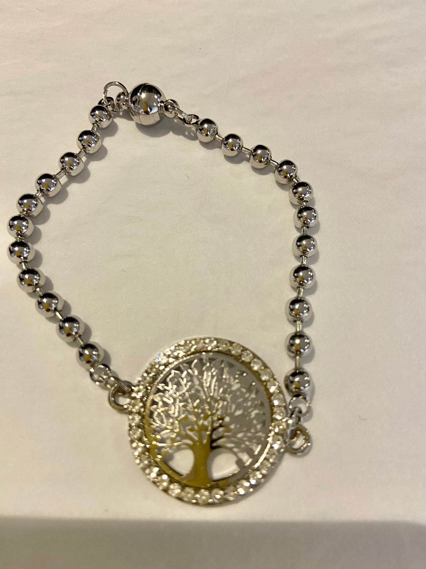 Tree of Life Bracelet with Magnetic Clasp