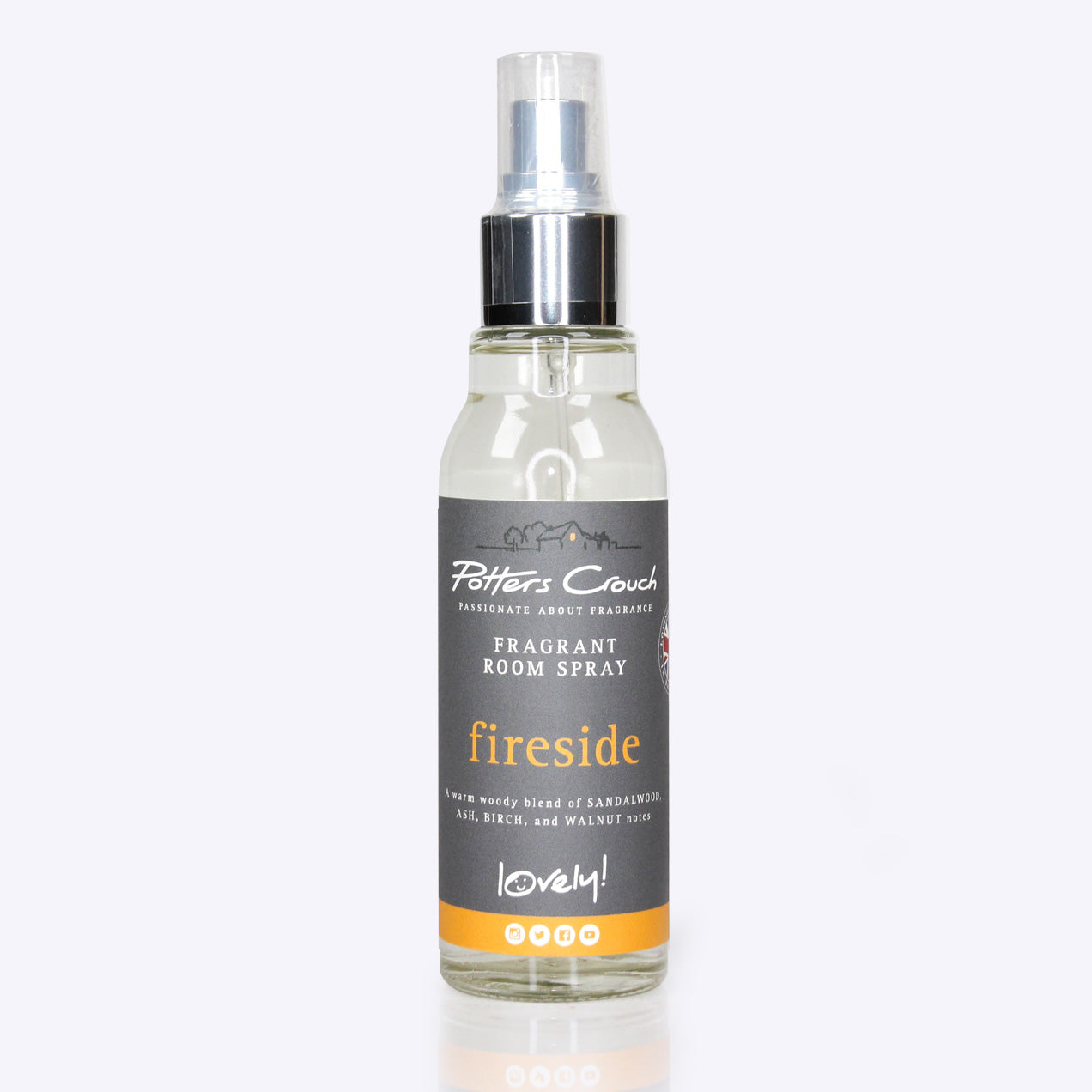 Potters Crouch Room Spray - Fireside 100ml