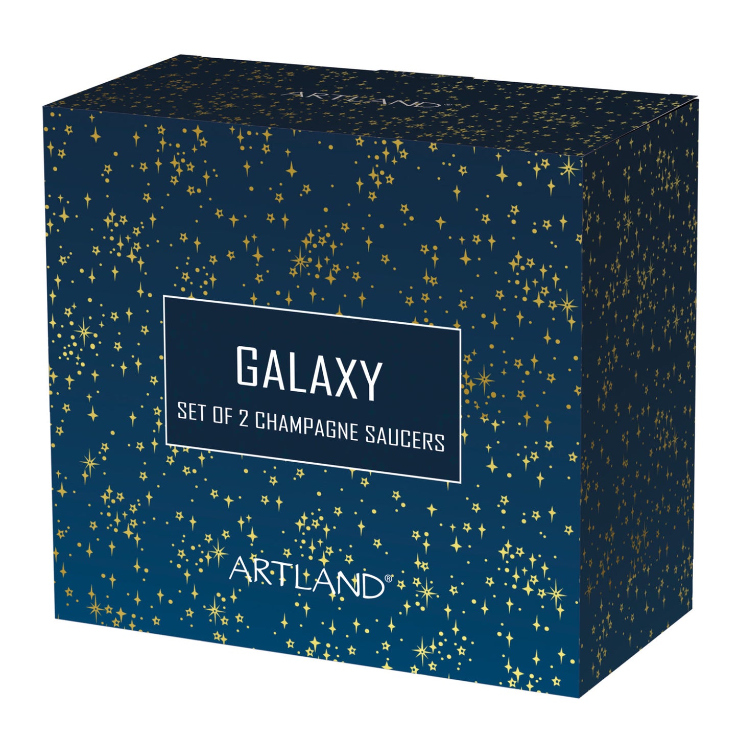 Galaxy Champagne Saucers -Set 2 (Boxed)