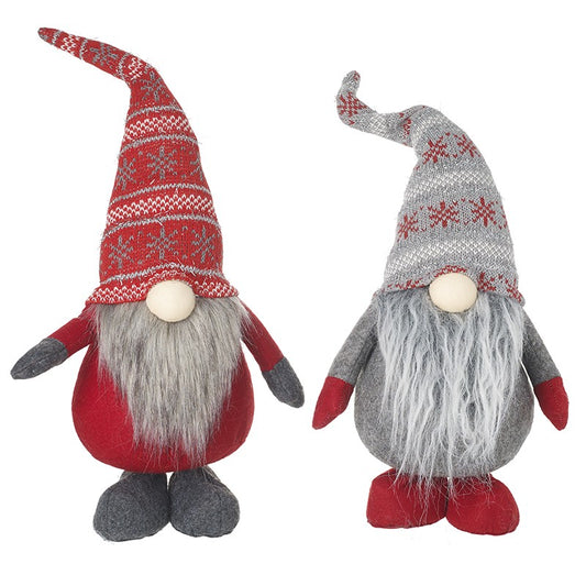 Christmas Gonk Ornament - Red or Grey