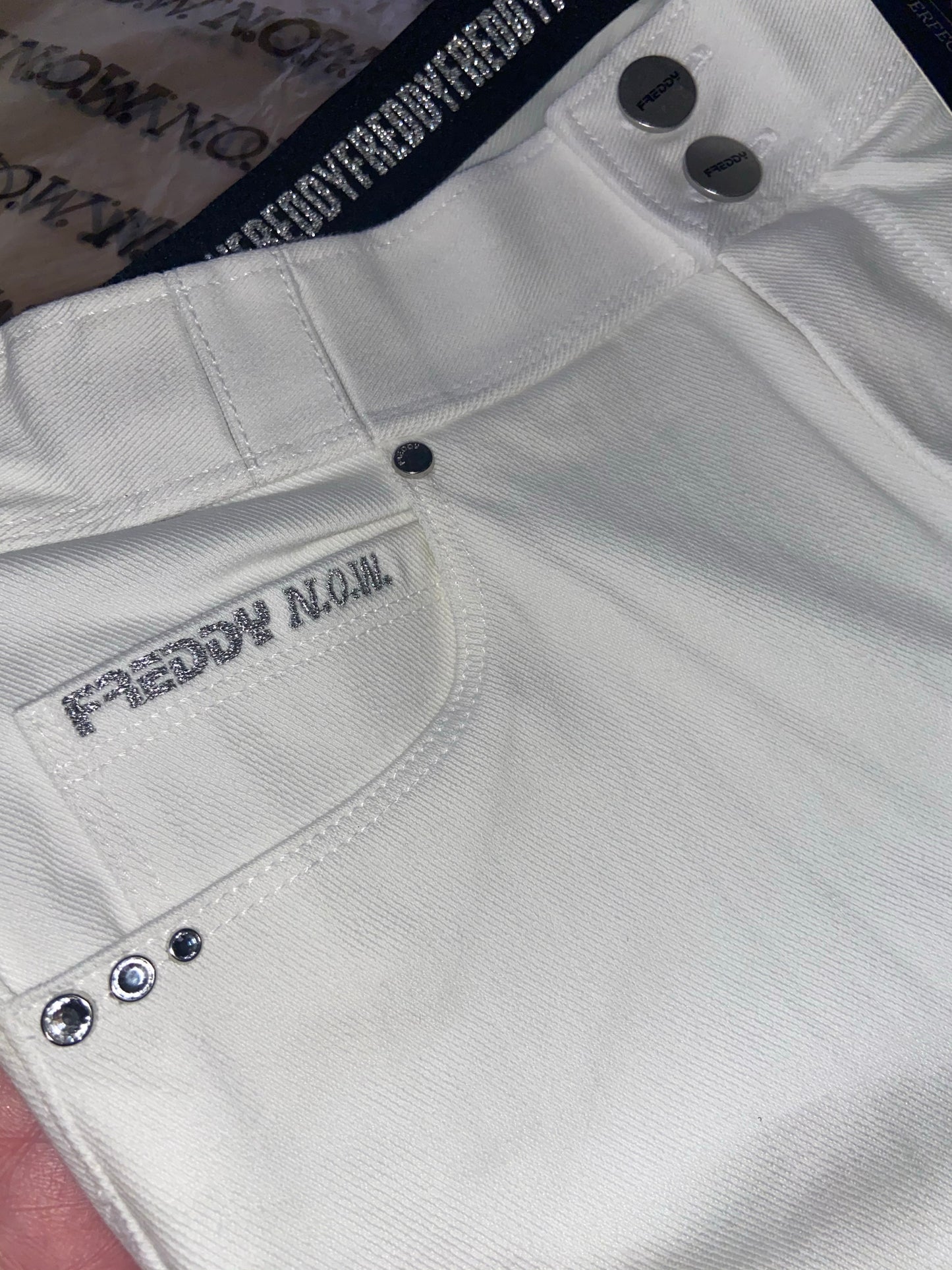Freddy White 5 Pocket Denim NOW Pants