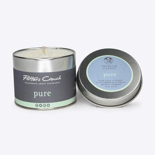 Potters Crouch Pure Scented Candle in a Tin